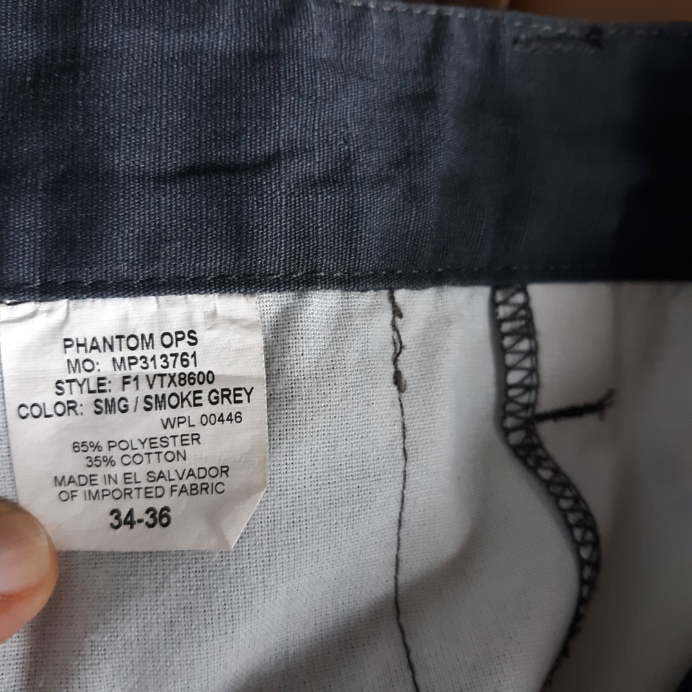 Vertx Phantom Ops Men's Size 34 Gray Cargo Pants - Picture 10 of 10